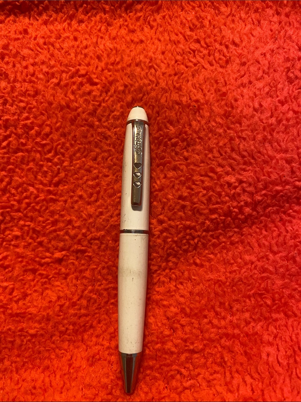 Brighton White and Silver Multi-Function Pen